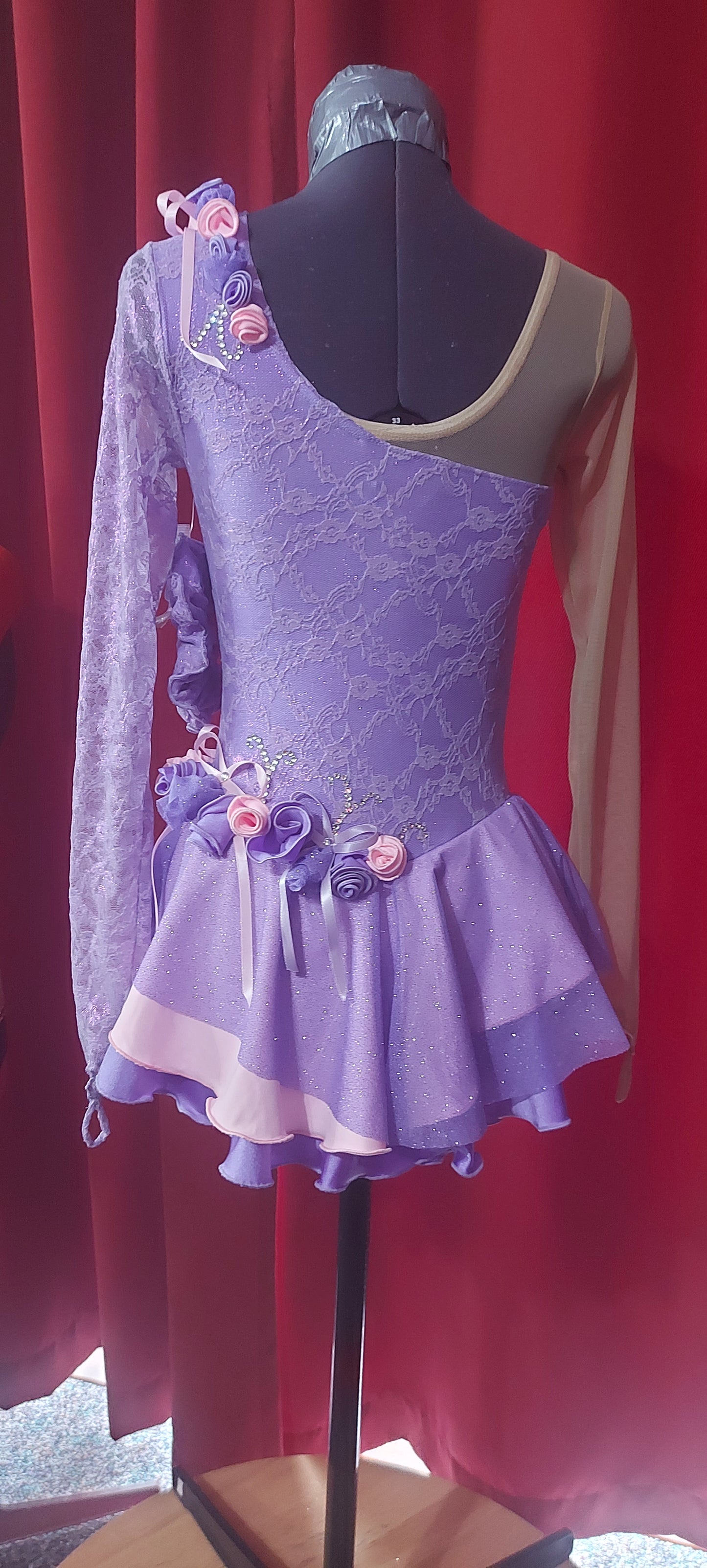 Fairytale figure skating dress