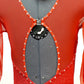 Red figure skating  competition dress