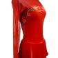 Christmas-Themed Figure Skating Dress