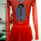 Christmas-Themed Figure Skating Dress