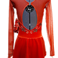 Christmas-Themed Figure Skating Dress