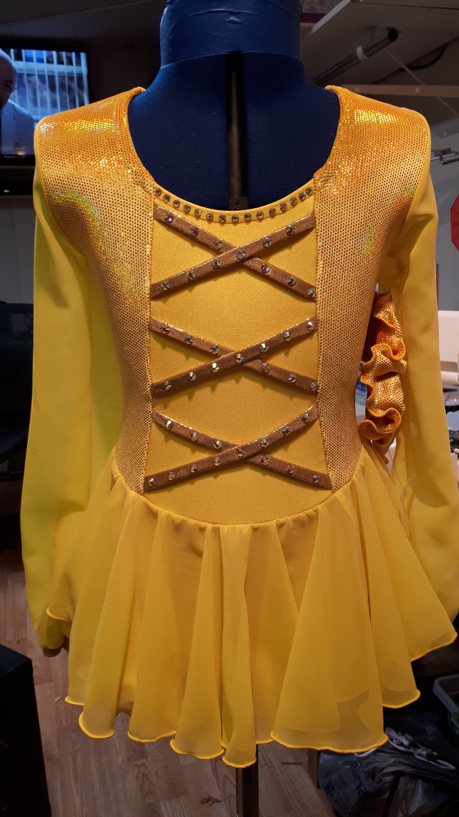 Fur Glitter Dinner Dress — YELLOW SUB TRADING