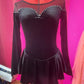 Beautiful Black Velvet Competition Dress