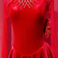 Figure skating competition dress