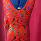 Red Gymnastics suit