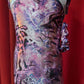 Cat print gymnastics suit