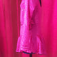 fuchsia foil figure skating  dress