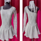 Beautiful White Competitive Figure Skating Dress
